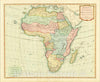 Historic Map : Africa And It's Several Regions, 1774, 1794, Samuel Dunn, Vintage Wall Art