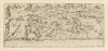 Historic Map : [Holy Land], 1611, Johann Bongars, Vintage Wall Art