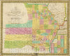 Historic Map : Map of the States of Missouri and Territory of Arkansas Compiled From The Latest Authorities, 1836, 1836, Samuel Augustus Mitchell, Vintage Wall Art