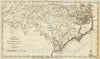 Historic Map : North Carolina from the best Authorities 1800, 1800, John Payne, Vintage Wall Art