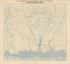 Historic Map : Southern Mississippi and Alabama Showing The Approaches To Mobile., 1863, United States Coast Survey, Vintage Wall Art