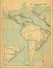 Historic Map : (Second World War - Latin American Airlines) Map XI. Airlines in Latin America, December 1942, 1942, , Vintage Wall Art