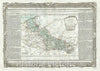 Historic Map : The Department du Nord in France, Desnos, 1786, Vintage Wall Art