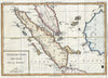 Historic Map : Sumatra, Malay and Singapore, Bellin, 1760, Vintage Wall Art
