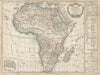 Historic Map : Africa, Vaugondy, 1784 v2, Vintage Wall Art