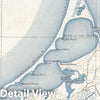 Historic Map : Nantucket, Massachusetts, U.S. Geological Survey, 1919, Vintage Wall Art