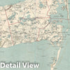 Historic Map : Barnstable County, Cape Cod, Massachusetts, Walker, 1891, Vintage Wall Art