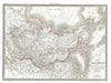 Historic Map : Russia in Asia, Lapie, 1832, Vintage Wall Art