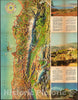 Historic Map : Pictorial Tourist Map of Lebanon, 1950, Vintage Wall Art
