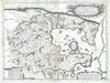 Historic Map : Xantung "Shandong" and Peking "Hebei" Provinces, China, Coronelli, 1690, Vintage Wall Art