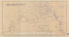 Historic Map : The Pacific with Manuscript Notes of Yoshihara's Flight, Japanese, 1932, Vintage Wall Art