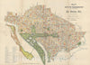Historic Map : Washington D.C., Evening Star, 1889 v1, Vintage Wall Art