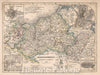 Historic Map : The Grand Duchy of Mecklenburg-Schwerin and Mecklenburg-Strelitz, Meyer, 1849, Vintage Wall Art