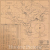 Historic Map : Pearl Harbor, Hawaii, Ship Moorings and Navigation Aids, U.S. Navy, 1944, Vintage Wall Art