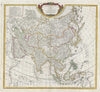 Historic Map : Asia "Sea of Korea", Vaugondy, 1775, Vintage Wall Art