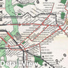 Historic Map : Brooklyn-Manhattan Transit Map of The BMT Subway for The 1939 World's Fair, 1939, Vintage Wall Art