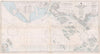 Historic Map : Nautical Chart Singapore Strait, U.S. Navy Hydrographic Office, 1945, Vintage Wall Art