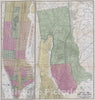 Historic Map : New York City, Fisk and Russell, 1863, Vintage Wall Art