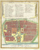 Historic Map : Pondicherry, India, Bellin, 1741, Vintage Wall Art
