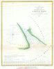 Historic Map : Sabine Pass " Texas &amp; Louisiana", U.S.C.S., 1853, Vintage Wall Art