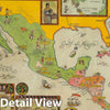 Historic Map : Jo Mora Pictorial Map of Central America / The Spanish Main, 1933, Vintage Wall Art