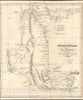 Historic Map : Western Australia, Royal Geographical, 1832, Vintage Wall Art