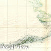 Historic Map : U.S. Coast Survey Triangulation Map of The Florida Keys, 1859, Vintage Wall Art