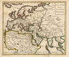 Historic Map : Europe, Africa and Asia during The Biblical Era, Schley, 1780, Vintage Wall Art