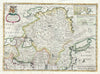 Historic Map : China and Tartary "w/ Siberia", Wells, 1712, Vintage Wall Art
