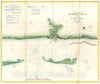 Historic Map : St. George Sound, Florida Panhandle, U.S. Coast Survey, 1859, Vintage Wall Art