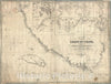 Historic Map : Nautical Chart Hong Kong and Taiwan, China, Blueback, 1855, Vintage Wall Art