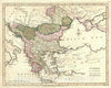 Historic Map : Turkey in Europe under The Ottoman Empire, Wilkinson, 1794, Vintage Wall Art