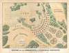 Historic Map : The Concernt Grove, Prospect Park, Brooklyn, New York, Vaux and Olmstead, 1871, Vintage Wall Art