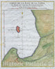 Historic Map : Cape Town " Cape of Good Hope " South Africa, Bellin, 1763, Vintage Wall Art