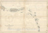 Historic Map : Nautical Chart Lesser Antilles, U.S. Hydrographic Office, 1917, Vintage Wall Art