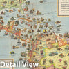 Historic Map : Pictorial Map of North America and South America, 1930, Vintage Wall Art