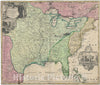 Historic Map : The Mississippi Valley "United States, Louisiana, Texas, British Colonies", Homann, 1720, Vintage Wall Art