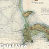 Historic Map : Lynn Harbor, Massachusetts, U. S. Coast Surve, 1859, Vintage Wall Art