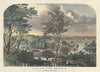 Historic Map : View of Prospect Park, Brooklyn, Appleton, 1870, Vintage Wall Art