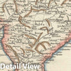Historic Map : India and Sri Lanka, Vaugondy, 1749, Vintage Wall Art