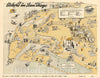 Historic Map : Pictorial Map of San Diego, California, Pranger, 1943, Vintage Wall Art