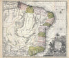 Historic Map : Brazil, Seutter, 1730, Vintage Wall Art