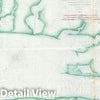 Historic Map : Nautical Chart Matagorda Bay "Lavaca", Texas, U.S. Coast Survey, 1860, Vintage Wall Art