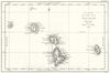Historic Map : The Society Islands, Cook, 1769, Vintage Wall Art