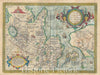 Historic Map : Tartary "1st state", Ortelius, 1609, Vintage Wall Art