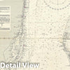 Historic Map : Nautical Chart Florida, British Admiralty, 1953, Vintage Wall Art