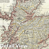 Historic Map : Scotland, Bowen, 1747, Vintage Wall Art