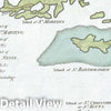 Historic Map : St. Bart, Anguilla, St. Martins, Leeward Islands, West Indies, Lodge, 1781, Vintage Wall Art