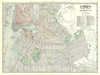 Historic Map : Plan of Brooklyn, New York, Rand McNally, 1891, Vintage Wall Art