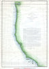Historic Map : The Western Coast of The United States, U.S.C.S., 1853, Vintage Wall Art